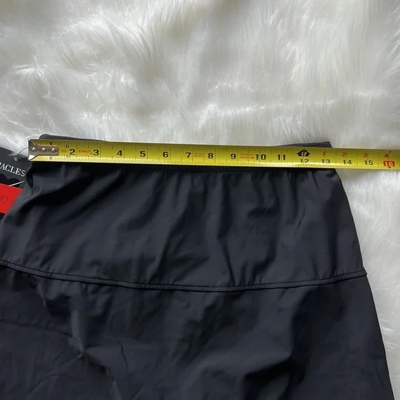 🆕 Miracle Suit Fit & Flair Swim Skirt with Zip Pocket Size 8 Black
